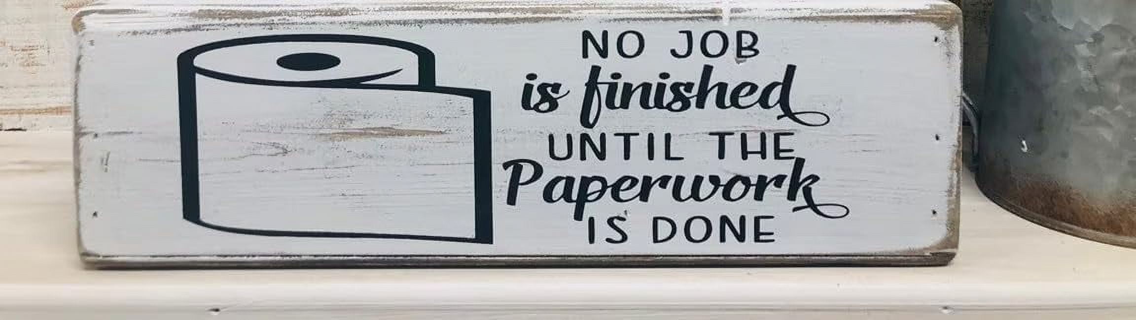 Toilet Paper Helper Framed Sign