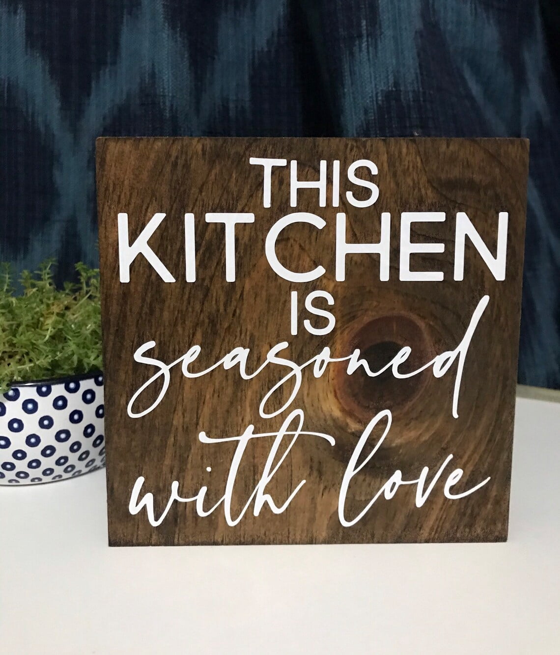 This Kitchen Is Seasoned With Love Sign