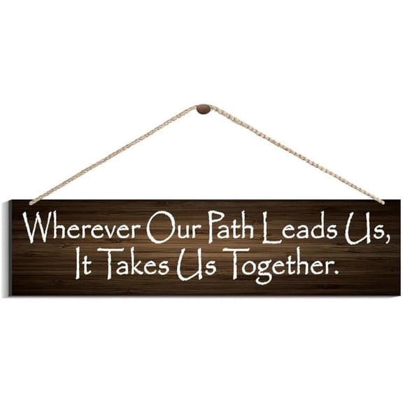 Cskhip Wooden Hanging Sign Wall Art Decorative Plaque in This House May The Force with with Us Sign Funny Star Welcome Front Door Plate Garden Family Cave Bar Cafe Decor Gifts 6" x 16"