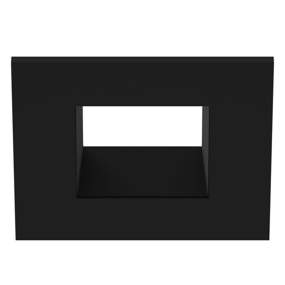 Csl Lighting ED3-SASTBK Eco Downlight 3" Wide Adjustable Square Trim Ring - Black