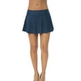 thumbnail image 1 of Csndyce High Waist Swim Skirt Build-in Brief Solid Bikini Tankini Tummy Control Bottom Adult Female, 1 of 8