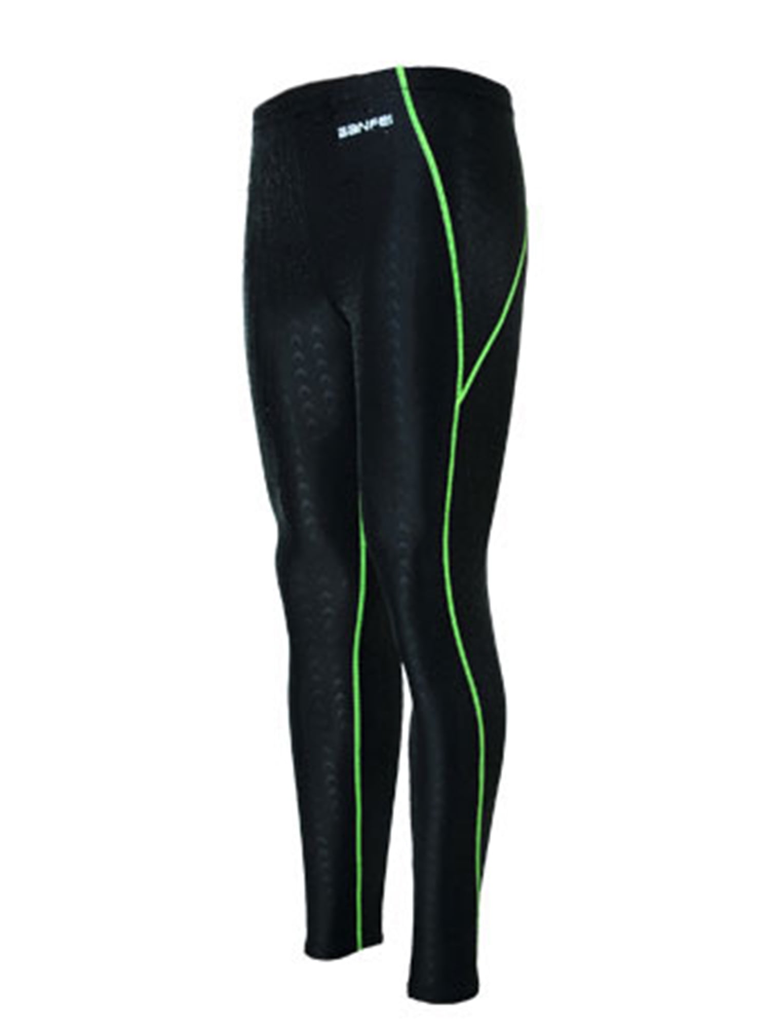 Csndyce Quick-Dry Swim Leggings for Women Men High Waist Swimming Pants Surfing Sun-Resistant Female