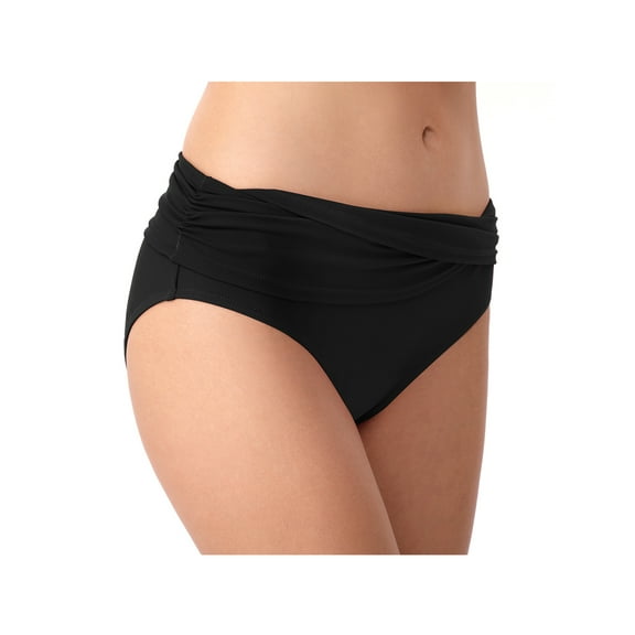 Csndyce Women’s Bikini Bottoms Ruched Tankini Swimsuit Briefs Full Coverage Swim Shorts Female