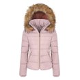 thumbnail image 1 of Csndyce Women's Winter Puffer Coat Removable Hood Thicken Parka Coat Fleece Lined Warm Winter Jacket, 1 of 5