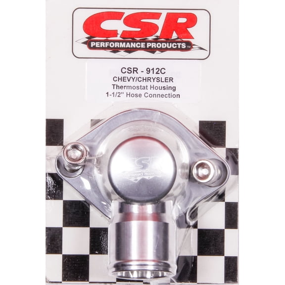 CSR PERFORMANCE 912C Water Necks - Thermostat Housings Swivel Thermostat Hsng. GM & Mopar 1-1/2in Hose