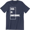 thumbnail image 1 of Css Is Awesome - Awesome Web Developer Programmer Men's Nerds T-Shirt, 1 of 4