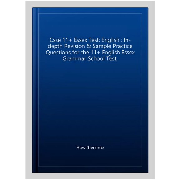 Csse 11+ Essex Test: English
