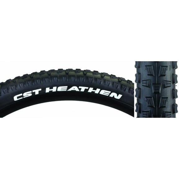 CST Premium MTB Mountain Bike Tire Heathen 26 X 2.25 Black // Wire