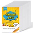 Csyidio 25 Pieces 8 X 5.7 inches Shrink Plastic Sheets Sanded Shrink