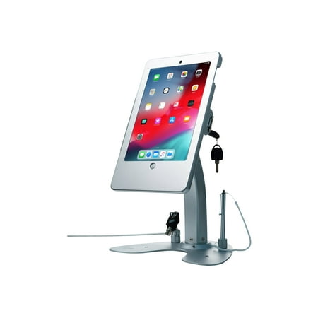 CTA - Security Kiosk Mount for Apple iPad Air iPad with Retina display (4th gen.) and iPad mini - Silver