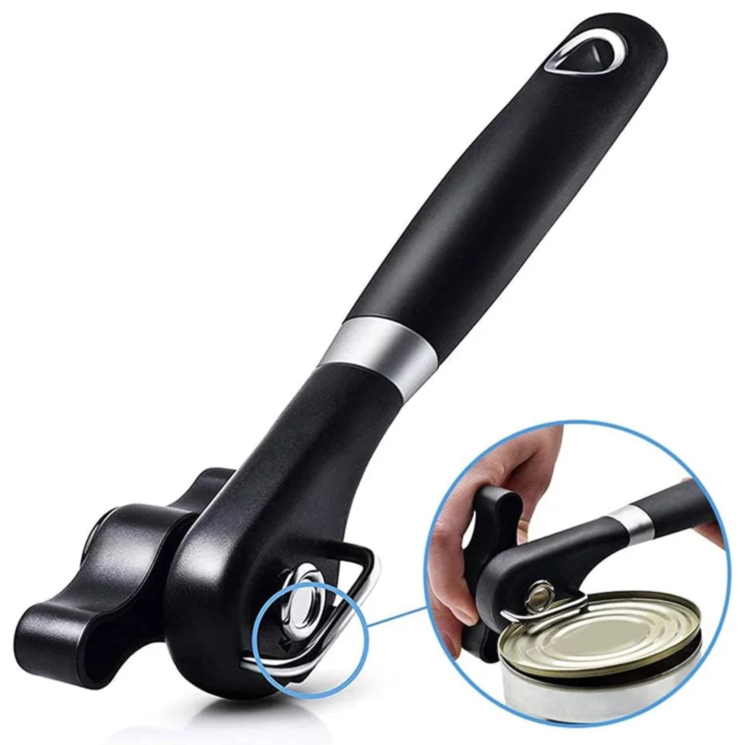 Cteifuer Ergonomic Can Opener Smooth Edge, Safe Manual Can Opener with