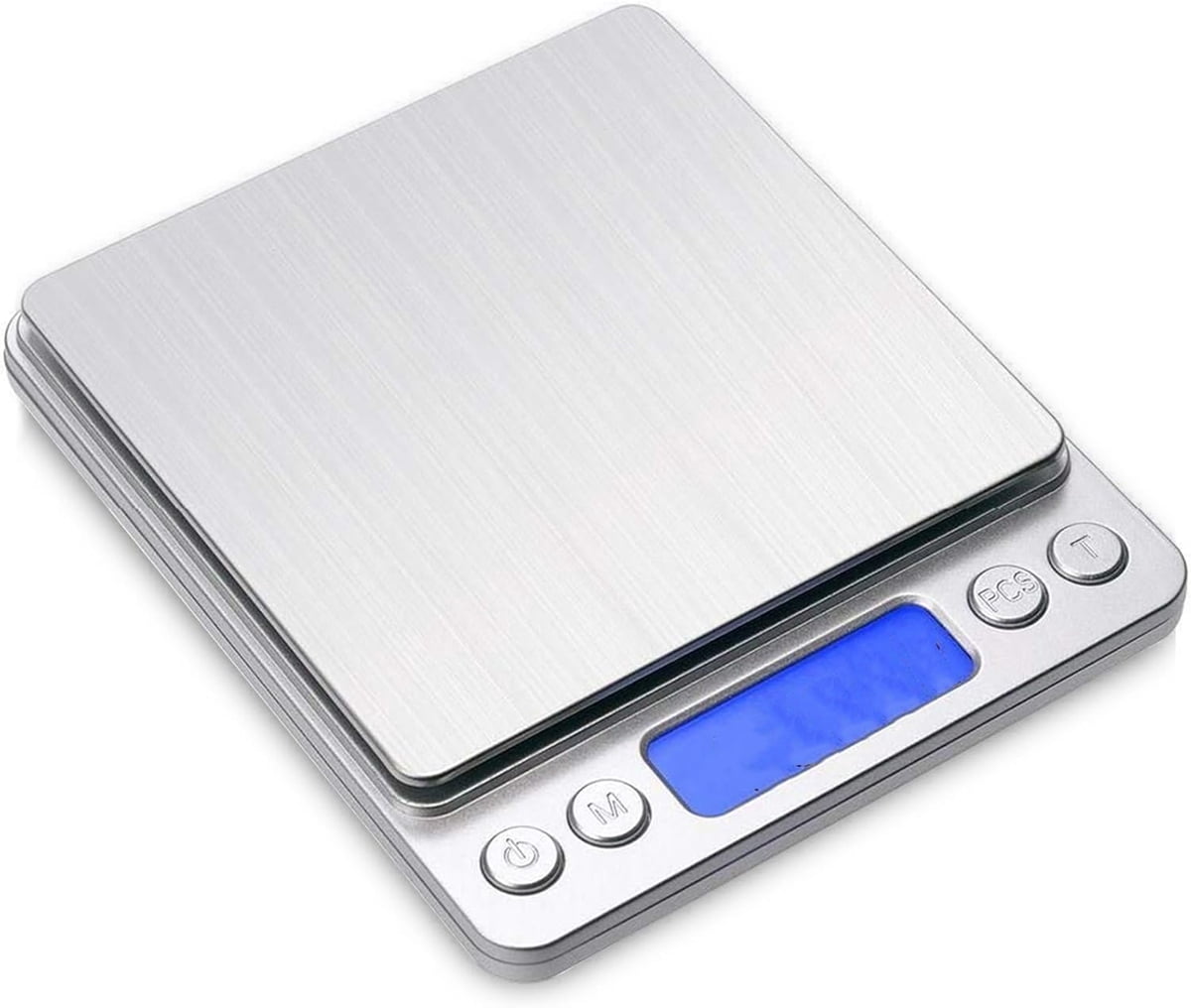 Cterwk 1000g/0.1g LCD Display Pocket Scale Digital Kitchen Scale Gram Scales Weight Food Coffee Scale for Cooking, Baking, Battery Powerd(Battery Not Included)