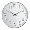 thumbnail image 1 of Cterwk 12 Inch Wall Clock Battery Operated Silent Clock Modern Decorative Round Clock for Kitchen, Bedroom, Office, 1 of 6