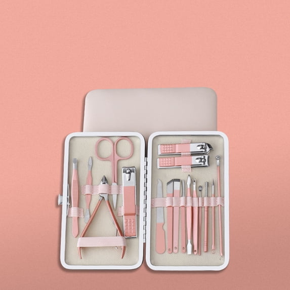 Cterwk 17 Pcs Nail Clippers Set Stainless Steel Nail Cutter Kit Nail ...