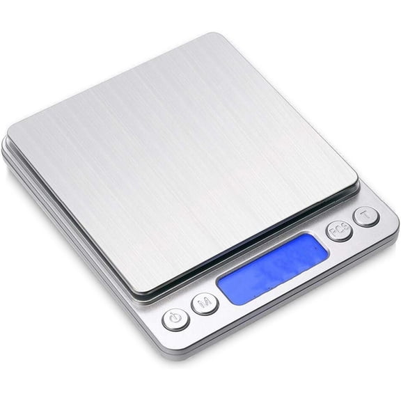 Cterwk 3000g/0.1g LCD Display Pocket Scale Digital Kitchen Scale Gram Scales Weight Food Coffee Scale for Cooking, Baking, Battery Powerd(Battery Not Included)