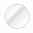 thumbnail image 1 of Cterwk 36 Inch Round Wall Mirror Vanity Mirror Gold Metal Frame Makeup Mirror for Bathroom, Living Room, 1 of 9