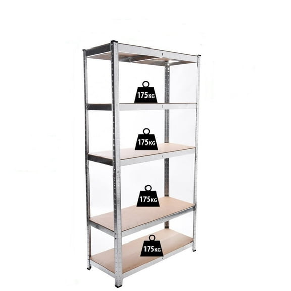 Cterwk 5 Tiers Storage Rack, 150*75*30cm