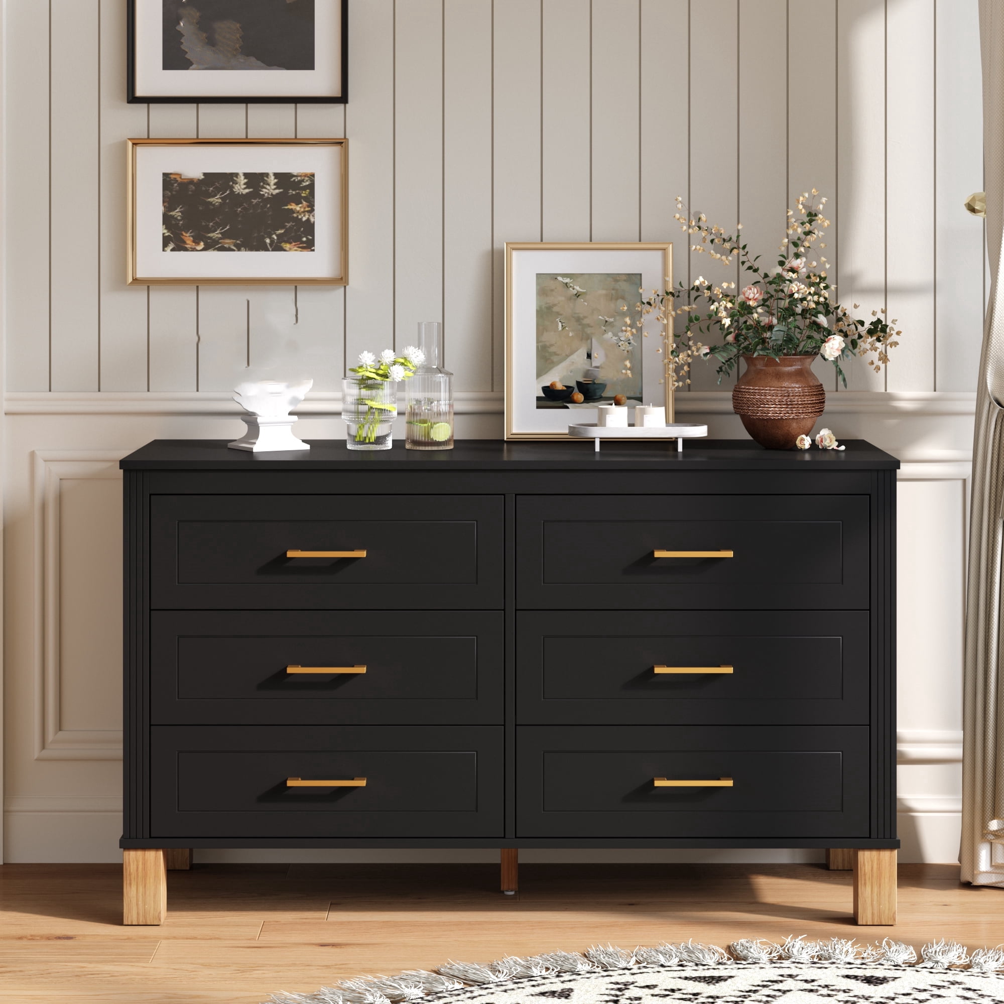 Black Storage With Drawers