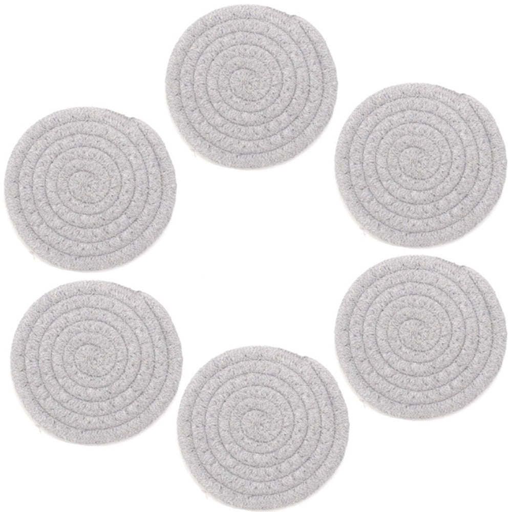 Cterwk 6 Pack Cotton Coasters, Boho Coasters for Drinks, Cup Coasters ...