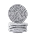 thumbnail image 1 of Cterwk 6 Pcs Drink Coasters，Cotton Woven Coaster Set for Home Decor Tabletop Protection Suitable for Kinds of Cup，4.3 inch, 1 of 7
