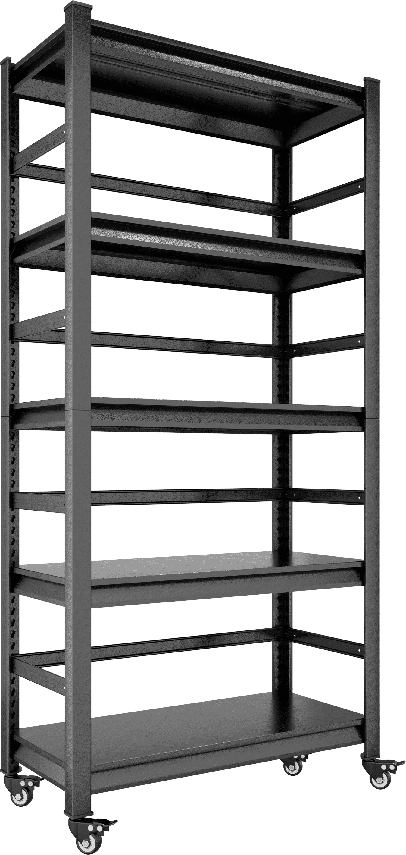 Cterwk 72"H Heavy Duty Storage Shelves Adjustable 5Tier Metal Shelving