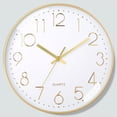 thumbnail image 1 of Cterwk 8 Inch Wall Clocks Battery Operated Clock Quartz Movement Decorative Clock for Office School Home Bedroom Kitchen, 1 of 7