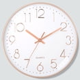 thumbnail image 1 of Cterwk 8 Inch Wall Clocks Battery Operated Clock Quartz Movement Decorative Clock for Office School Home Bedroom Kitchen, 1 of 7