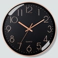 thumbnail image 1 of Cterwk 8 Inch Wall Clocks Battery Operated Clock Quartz Movement Decorative Clock for Office School Home Bedroom Kitchen, 1 of 7