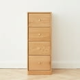 thumbnail image 1 of Cterwk Bedside Table Storage Cabinet Freestanding Corner Cabinets Storage Table with 4 Drawers, 1 of 9