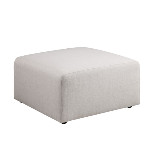 Cterwk Chenille Fabric Sofa Ottoman for Living Room, Bedroom, Office, Beige