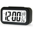 thumbnail image 1 of Cterwk Digital Alarm Clock with Snooze, Backlight, Night Light, Date and Temperature, 12/24H Display, Black, 1 of 5