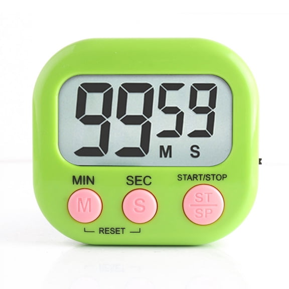 Cterwk Large LCD Digital Timer, Learning Management, Suitable for Kitchen, Study, Work, Exercise Training