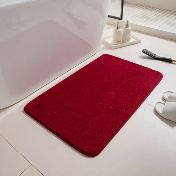 Cterwk Non Slip Bathroom Rug Absorbent Mats Quick Dry Machine Washable Bath Rugs for Bathroom, Bathtub, Kitchen, 15" x 23"