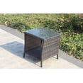 thumbnail image 1 of Cterwk Outdoor Patio Coffee Table with Tempered Glass, 1 of 6