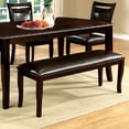 Cterwk Padded Leather Seat Dining Bench for Dining Room, Living Room
