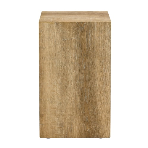 Cterwk Rectangle Wood End Table Tea Table Coffee Table Side Table for Living Room, Office, 12"x12"x19.6"