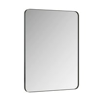 Cterwk Rectangular Wall Mirror Black Metal Frame Vanity Mirror for Bathroom, Living Room, Bedroom, 30x40 Inch