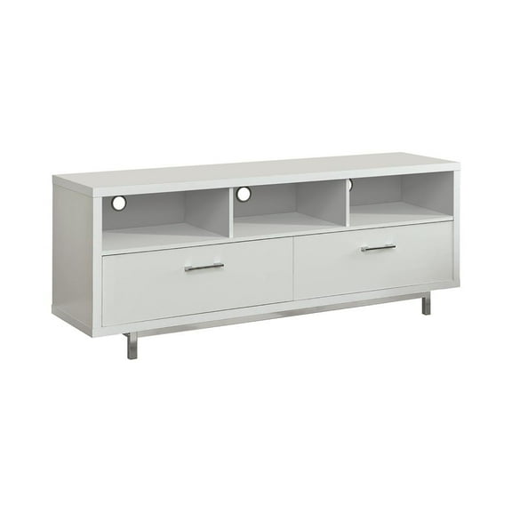 Cterwk TV Cabinet for TVs up to 60 inch, TV Stand with Drawer and Open Shelf, TV Console Table for Living Room