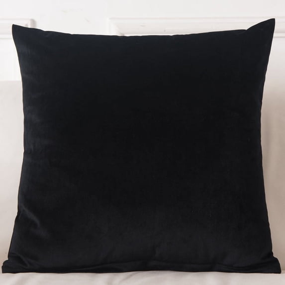 Cterwk Velvet Throw Pillow Cover Decorative Square Pillowcase Soft Cushion Cover Case, 17.72x17.72 inch