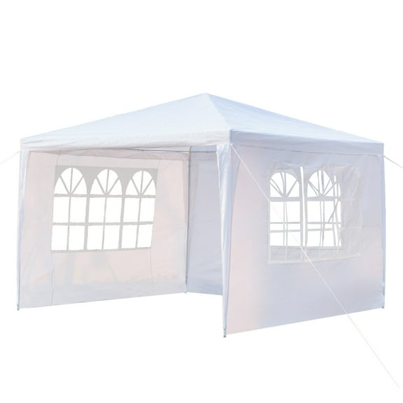 Cterwk Waterproof Large Parking Shed Wedding Party Outdoor Camping Tent,White