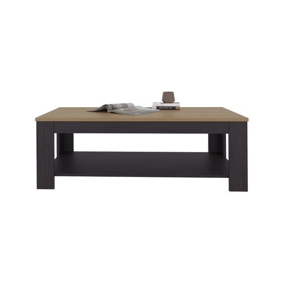 Cterwk Wood End Table Center Table Coffee Table with Open Shelf ...