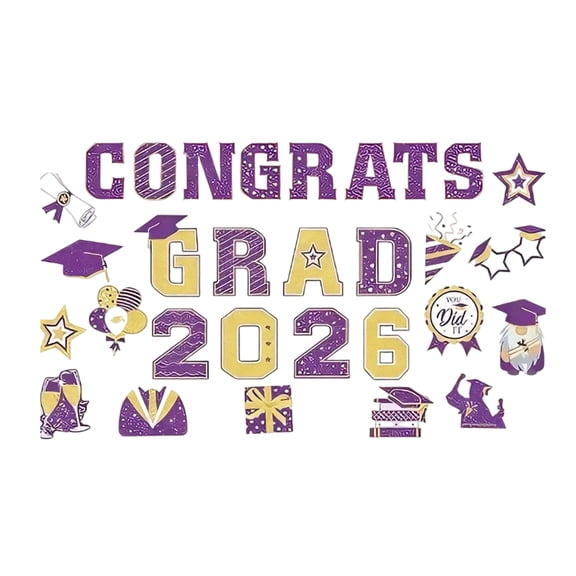 Cthrlog Graduation Car Magnets 2026 Grad Party Decorations Bulk 30 Pieces Class Souvenirs Magnetic Congratulations Decals for Graduates Cars Refrigerators Garage Doors