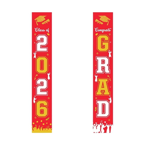 Cthrlog Graduation Decorations 2026 Graduation Party Decorations Door Flag Hanging Banner for College High School Graduation Gifts Celebration Decoration Supplies