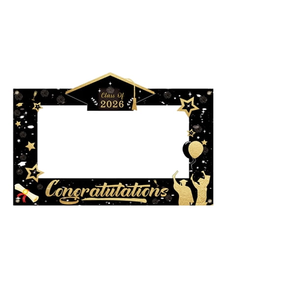 Cthrlog Graduation Flag 2026 Class of 2026 Graduation Decorations Party Banner Photo Prop Congrats Grad Sign for Graduation Celebration Home Outdoor Decoration