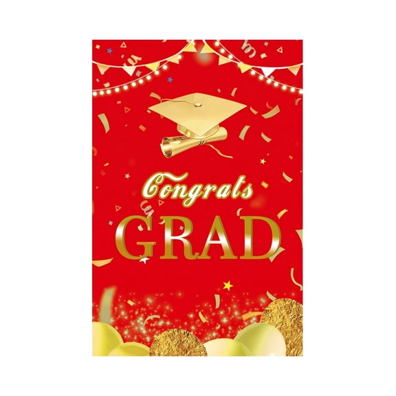 Cthrlog Graduation Garden Flag 2026 Outdoor Decorations for Graduation Party Yard Display Birthday Celebration Decorative Flags for Graduates Home Garden Decoration