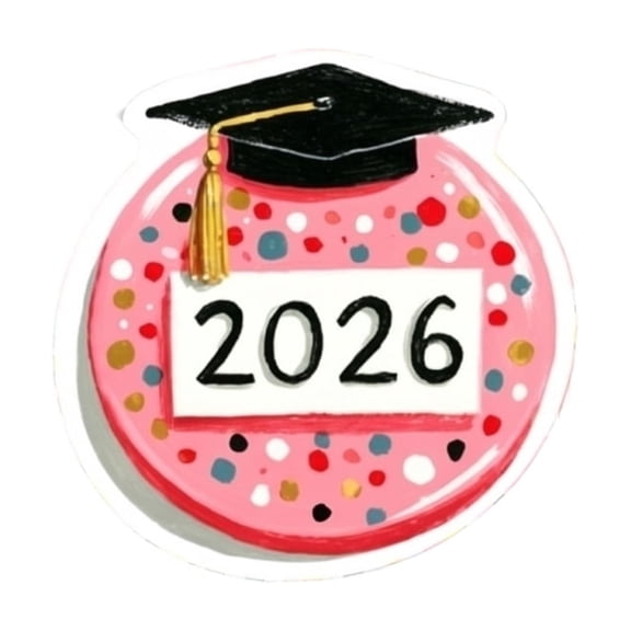 Cthrlog Graduation Party Decoration Stickers Glossy Permanent Adhesive Bachelors Cap Labels for Gift Packaging, Party Favors & Phone Decals 60PCS Waterproof Celebration Stickers