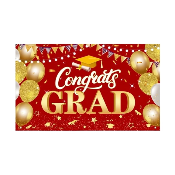 Cthrlog Graduation Party Decorations 2026 Graduation Decorations Hanging Flag Photo Backdrop Birthday Celebration Supplies for College High School Graduates Indoor Outdoor Event 1pc