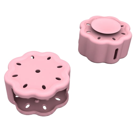 Cthrlog Silicone Shower Steam Rack Hanging Bath Bomb Holder for Bathroom Spa Relaxation Pink Non-Slip Spring Design Easy Installation