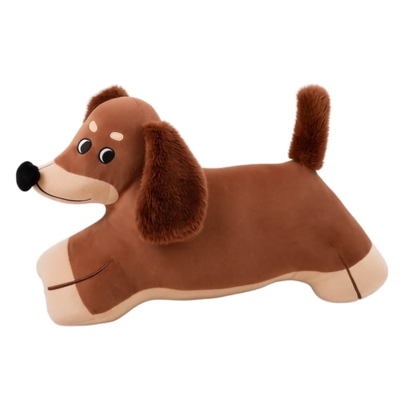 Cthrlog Stuffed Animal Dachshund Plush, Cute Bedtime Soft Plush Toy Weighted Stuffed Animals, Realistic Wiener Dog Doll Gifts for Kids Dog Lovers