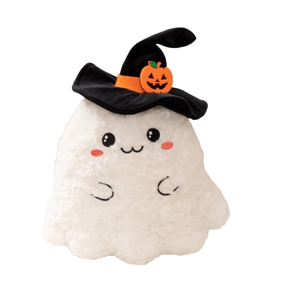 Cthrlog Stuffed Animal Plushies Bedtime Soft Plush Toy Weighted Cute Gifts Halloween Ghost Witch Hat Kawaii Decor for Kids